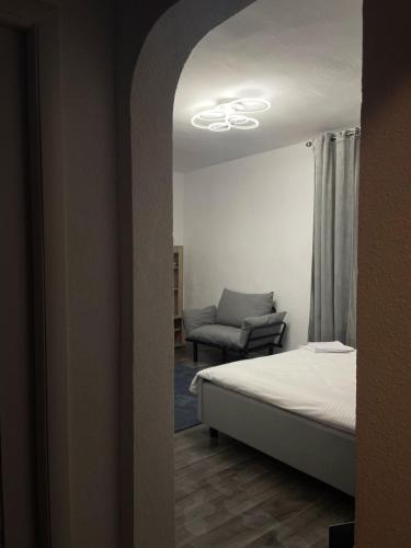 Postel nebo postele na pokoji v ubytování Apartament Bella