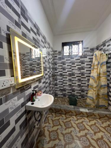 Koupelna v ubytování EnT GuestHouse