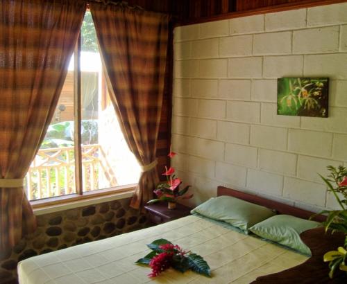 Katil atau katil-katil dalam bilik di Oro y Luna Lodge