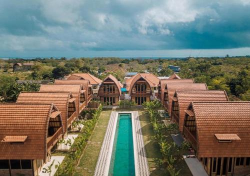 Πισίνα στο ή κοντά στο Welcoming and comfortable chalet in center Uluwatu