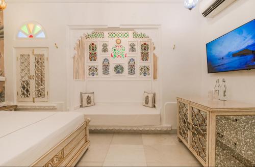 Un baño de Jagat Niwas Palace