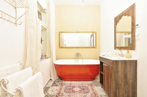 Ванная комната в Rezidence Makart Apartment