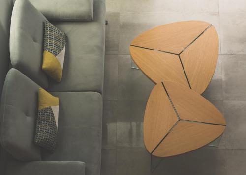 a table and a chair with two ties on it at Sueño LUXURY VILLA, in Argasi 180 Iconic Sea View in Argasi