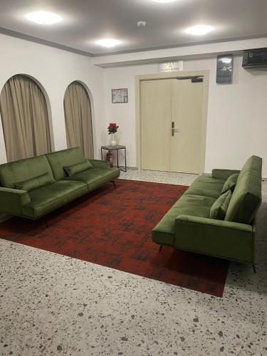 Χώρος καθιστικού στο Montan-Aparthotel