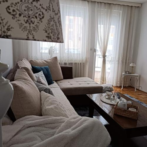 Χώρος καθιστικού στο Ellena apartment