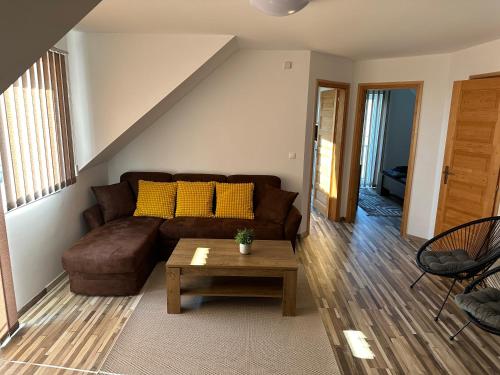 Χώρος καθιστικού στο Kehida Relax Apartmanház