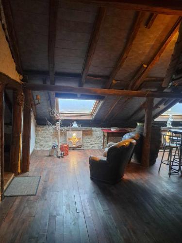 Posezení v ubytování Chambres d'Hotes Les Hirondelles
