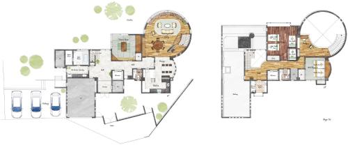 a floor plan and elevation of a house at DOGO TEI -Sasaki- in Matsuyama