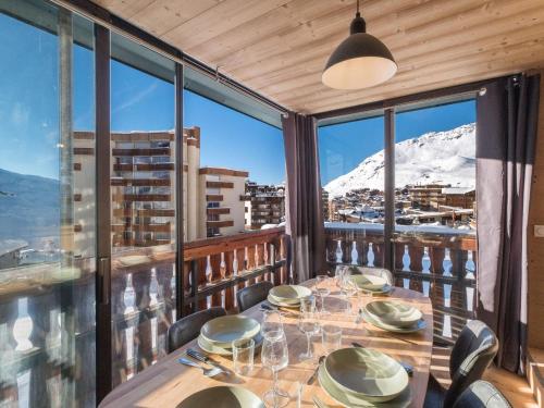 Appartement 41m2 - Vue panoramique magnifique plein sud - 6 personnes au cœur de Val Thorens SERAC - Au pied des pistes