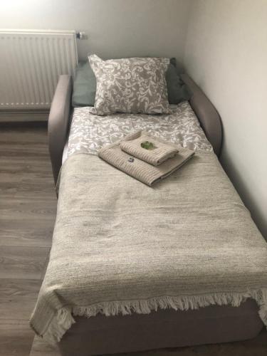 Postel nebo postele na pokoji v ubytování U Drahusky