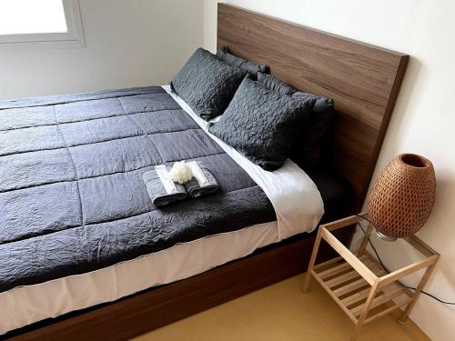 Postel nebo postele na pokoji v ubytování Beauty pension & camping 미녀펜션 야수캠핑
