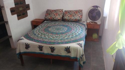 Ένα ή περισσότερα κρεβάτια σε δωμάτιο στο Upeka