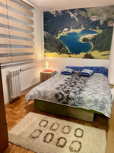 Postel nebo postele na pokoji v ubytování Apartman Lana