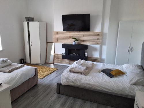 Katil atau katil-katil dalam bilik di Zak Air B&B Stay 9 people's