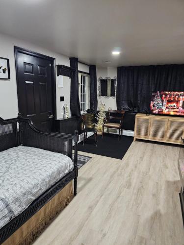 Katil atau katil-katil dalam bilik di Beautiful Studio Apartment