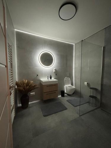 Bilik mandi di Pace Verde - Luxury Apartment in Brezovina