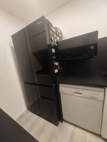 Dapur atau dapur kecil di Apartamento con vistas al valle