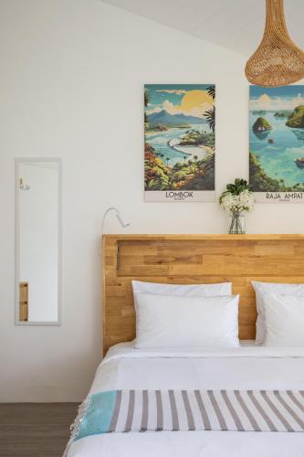 Katil atau katil-katil dalam bilik di Tiny Homes, Sanur
