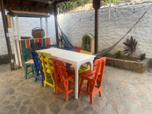 Αίθριο ή υπαίθριος χώρος στο Camping Casa Nordica