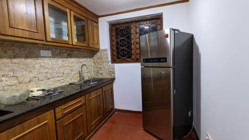 Una cocina o cocineta en Ocean Breeze villa