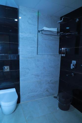 Koupelna v ubytování Hotel M Grand
