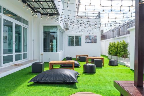 Zahrada ubytování Moon Shade Pool Villa Pattaya