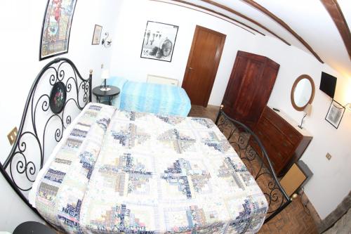 Cama o camas de una habitación en Agriturismo Monte Due Torri
