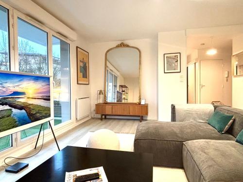 Гостиная зона в LUMIERE- Appartement Design et Élégant