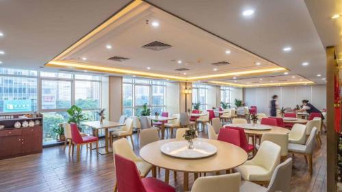 Εστιατόριο ή άλλο μέρος για φαγητό στο Echeng Hotel Guangzhou Zhujiang New Town