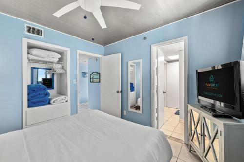 Ένα ή περισσότερα κρεβάτια σε δωμάτιο στο Sunbird 811E