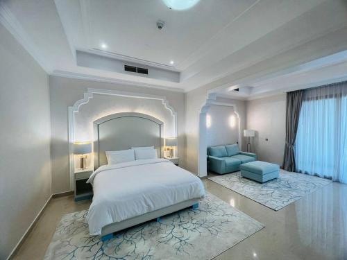 Katil atau katil-katil dalam bilik di I Like Al Hamra Palace - Elite Beach & Golf Resort Private Suites