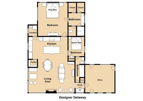 a floor plan of a house at New Listing! Two Houses - 4 Minutes to Dahlonega in Dahlonega
