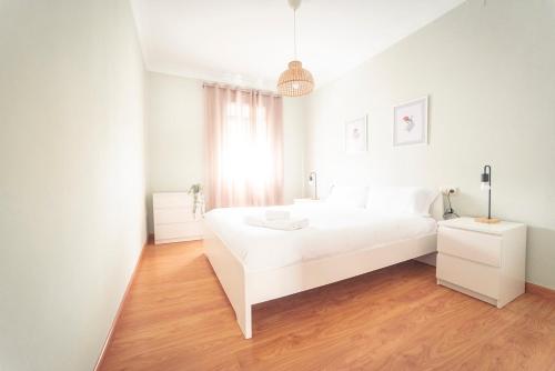 Postel nebo postele na pokoji v ubytování Apartamento Manuel Comellas