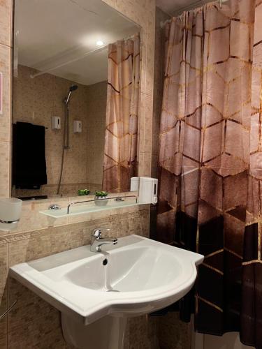 Koupelna v ubytování Luxury studio