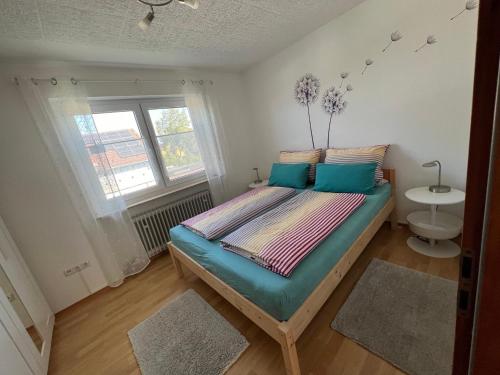 Postel nebo postele na pokoji v ubytování Lissy`s Ferienwohnung