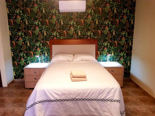 Island House near Curacao International Airport CURにあるベッド