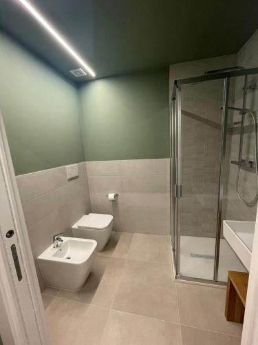 Koupelna v ubytování Casa Raggia