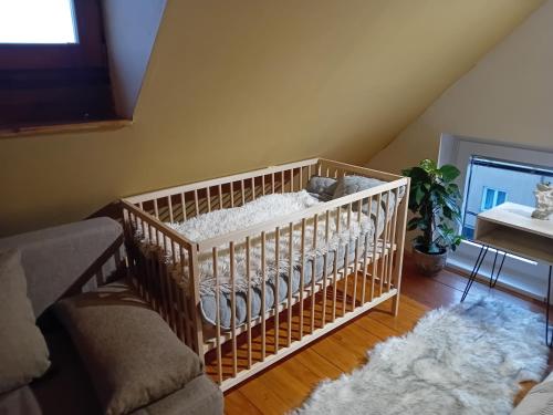 Postel nebo postele na pokoji v ubytování Apartment THEA 100m2 with 2 bathrooms for 5 guests
