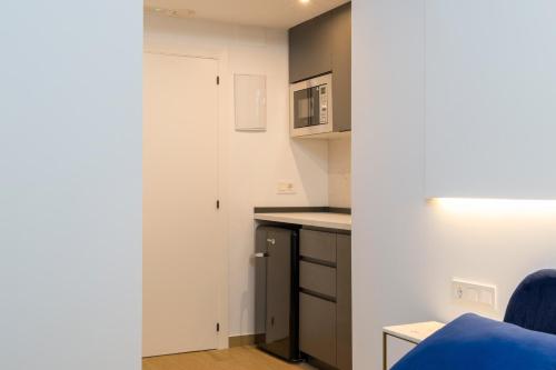 Dapur atau dapur kecil di Forata lofts
