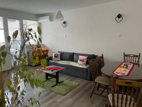 Posezení v ubytování Apartment Gjorgijevski