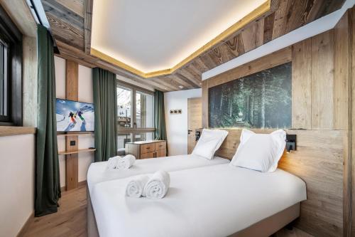 Chalet Hôtel Quartzにあるテレビまたはエンターテインメントセンター