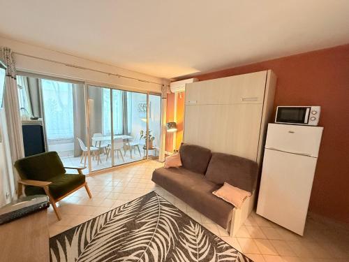 Ponant La Grande Motte Cosy Studio 4 pers Parking gratuit,Climatisation, accès piscine résidence, Golf, Plage