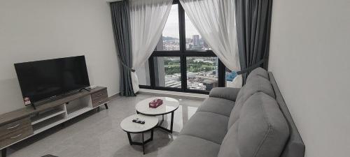 Agile SkyView Suites KLにあるテレビまたはエンターテインメントセンター