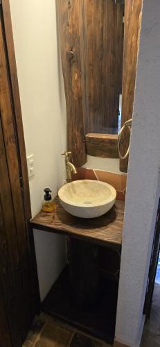 Ένα μπάνιο στο Hotel Bugambilia, Pueblito Boyacense