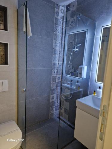 Ένα μπάνιο στο Apartmani Prag