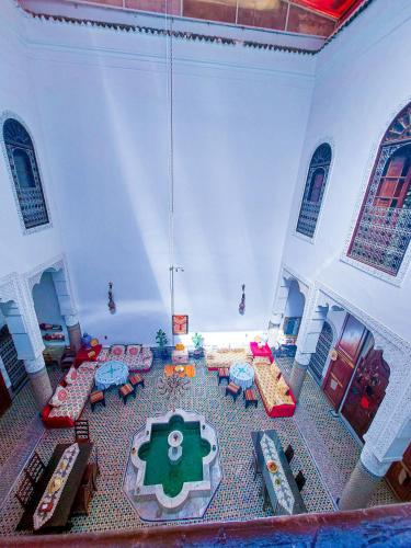 Zona de estar de Riad Lalla Zoubida