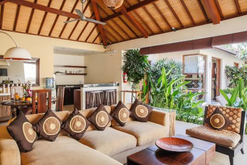 Χώρος καθιστικού στο Samana Villas