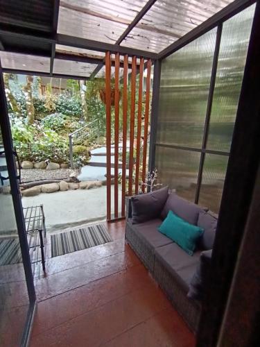 Posezení v ubytování La Casita Verde