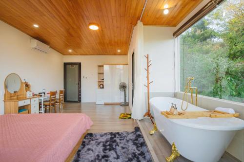 Vannituba majutusasutuses Khu Nghỉ Dưỡng View Triệu Mây