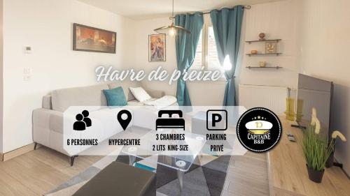 Havre de Preize - Hypercentre - 6 pers